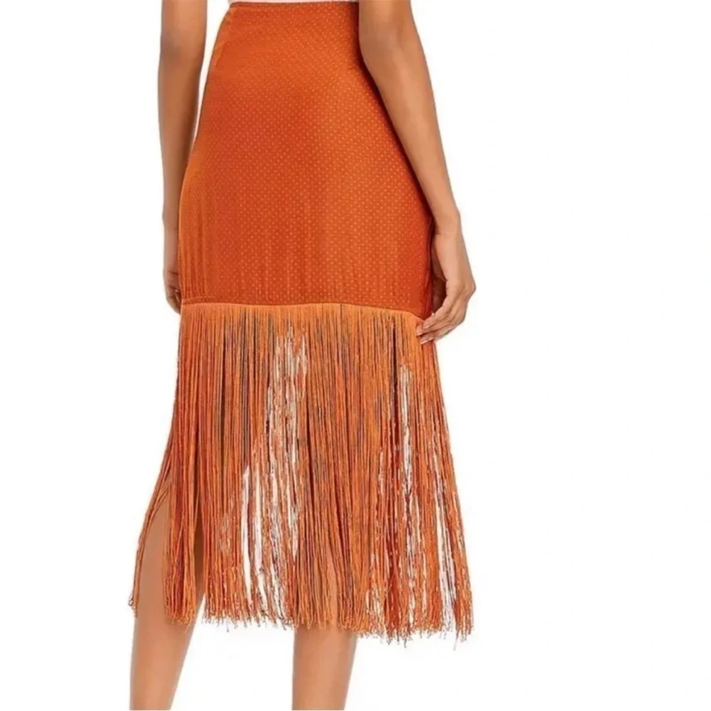 🛍Bundle sale🛍Orange fore women’s skirt wrap style size small - Picture 2 of 10